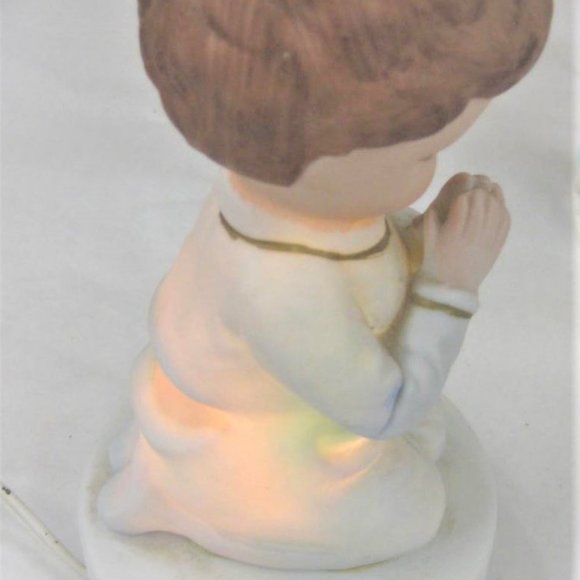 BX73bsm Sanmyro PRAYER BOY Table Lamp Japan Night Lamp Night Light Vintage Lamp - Picture 2 of 3
